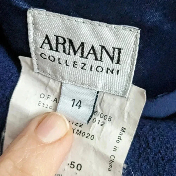 Armani Collezioni Wool Blazer/Skirt Set - Picture 10 of 11